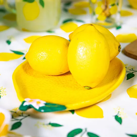 Flying Tiger Copenhagen Sarı Limon Şeklinde Seramik Tabak