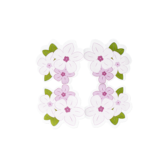 Flying Tiger Copenhagen 16'lı Pembe Çiçek Şeklinde Peçete