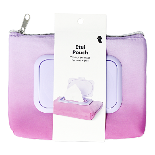 Flying Tiger Copenhagen Pembe Fermuarlı Islak Mendil Çantası