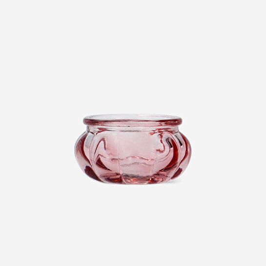 Flying Tiger Copenhagen Pembe Küçük Cam Tealight Mumluk