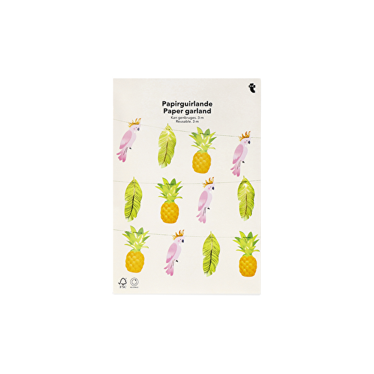 Flying Tiger Copenhagen Tropik Temalı Asılabilir Kağıt Süs