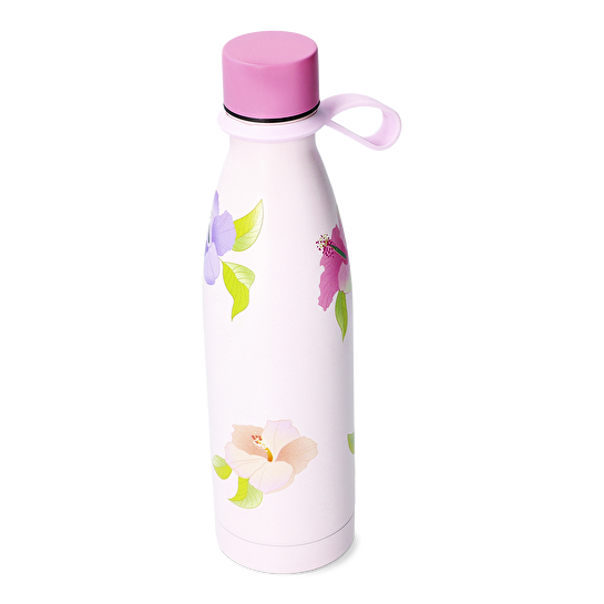 Flying Tiger Copenhagen Çiçek Desenli Yeşil Paslanmaz Çelik Matara