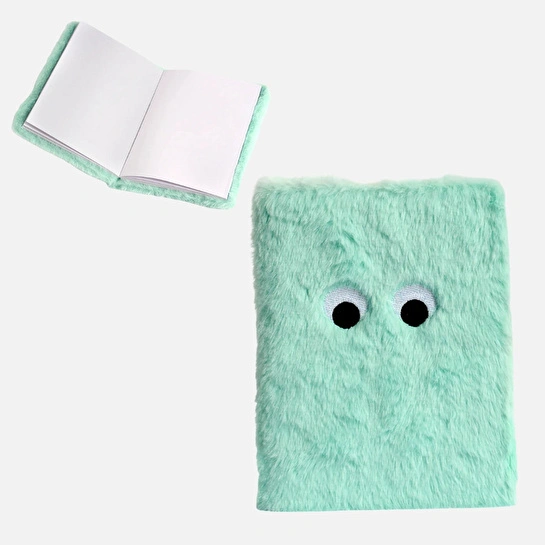 Flying Tiger Copenhagen Yeşil Peluş Defter