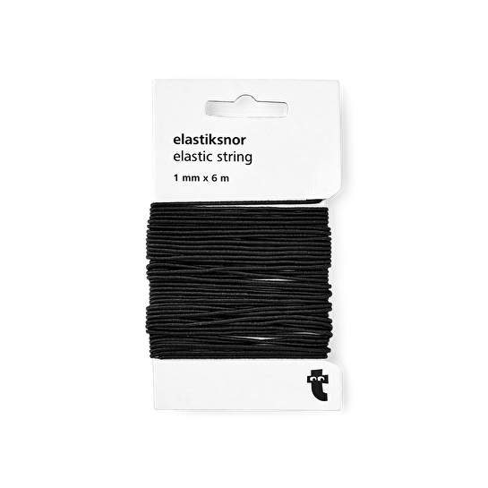 Flying Tiger Copenhagen Siyah Elastik İp