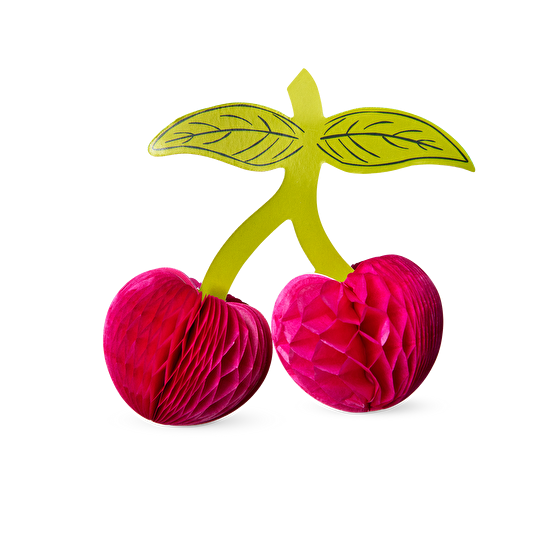 Flying Tiger Copenhagen 4'lü Kırmızı Kiraz Şeklinde Masa Dekorasyonu