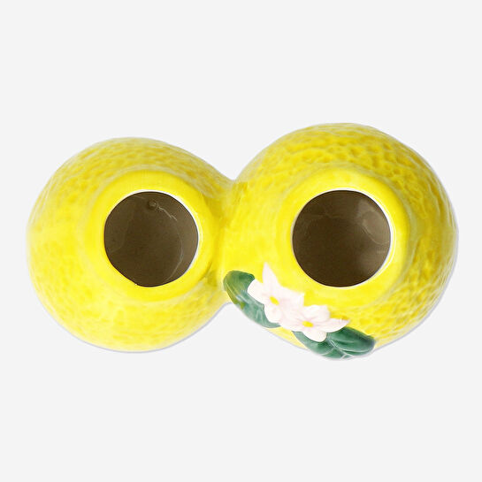Flying Tiger Copenhagen 2'li Sarı Limon Şeklinde Seramik Vazo
