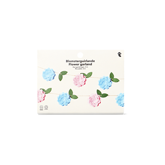 Flying Tiger Copenhagen Pembe Yaz Çiçekleri Asılabilir Kağıt Süs