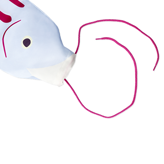 Flying Tiger Copenhagen Pembe Balık Şeklinde İpli Seyahat Torbası