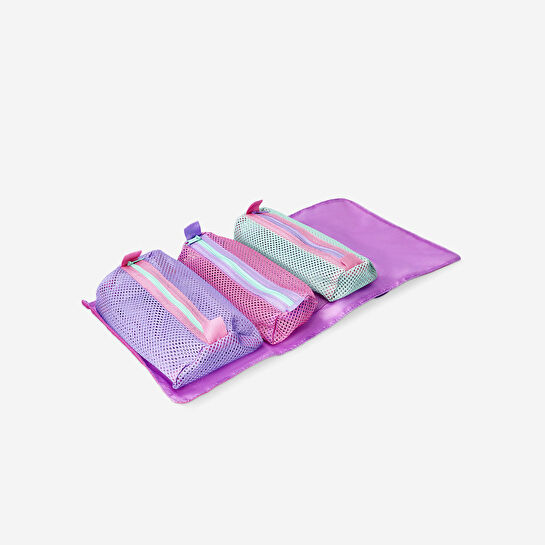 Flying Tiger Copenhagen 4 Bölmeli Mor Kişisel Bakım Çantası