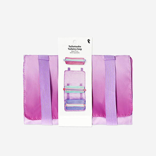 Flying Tiger Copenhagen 4 Bölmeli Mor Kişisel Bakım Çantası