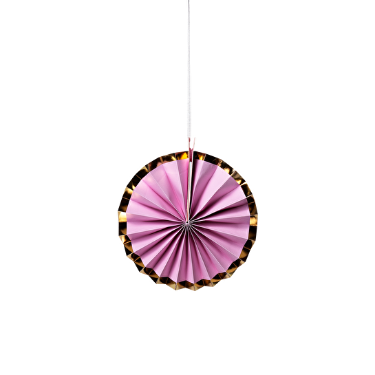 Flying Tiger Copenhagen 3'lü Pembe Rozet Şeklinde Parti Süsü