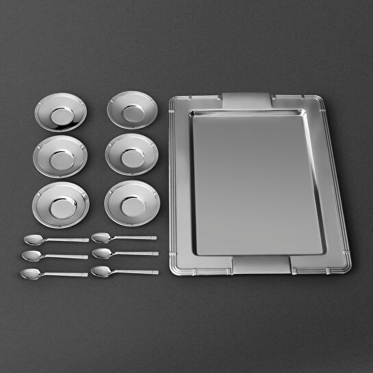 Jumbo 4200 Çelik Çay Seti 13 Parça