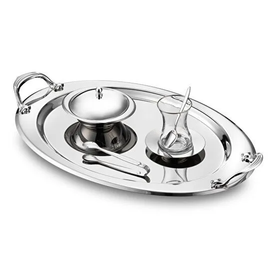 Jumbo Apollo 40 Parça Çelik Çay Seti