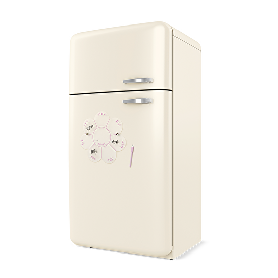 Flying Tiger Copenhagen Çiçek Şeklinde Haftalık Planlayıcı Tahta