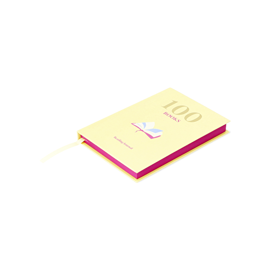 Flying Tiger Copenhagen Sarı 100 Kitap Okuma Günlüğü A6