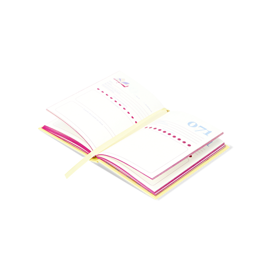 Flying Tiger Copenhagen Sarı 100 Kitap Okuma Günlüğü A6