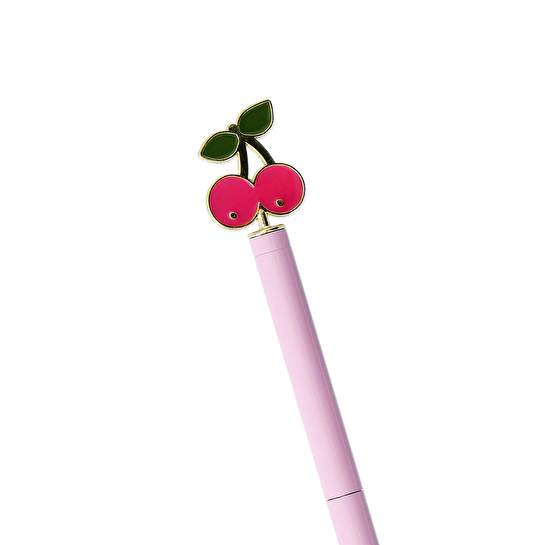 Flying Tiger Copenhagen Kırmızı Kiraz Detaylı Tükenmez Kalem