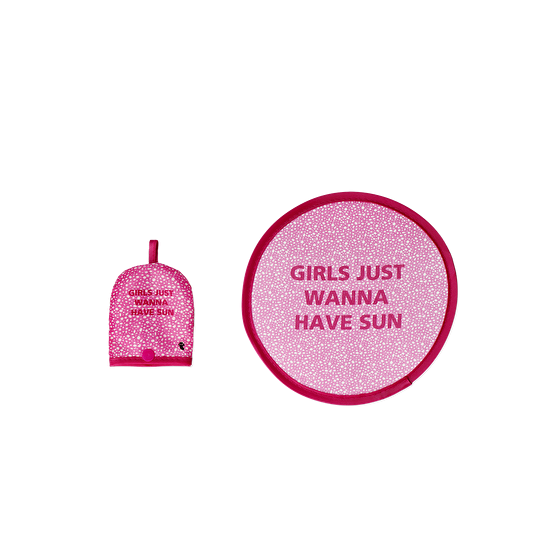 Flying Tiger Copenhagen Pembe Sloganlı Yelpaze