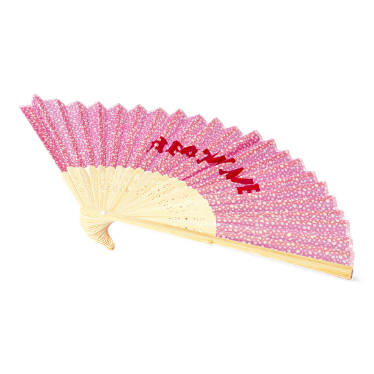 Flying Tiger Copenhagen Pembe Bambu Yelpaze