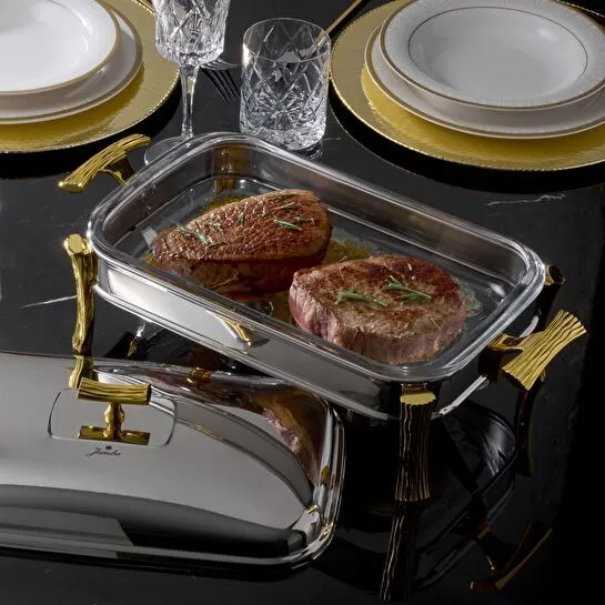 Jumbo Herencia Gold Isıtmalı Servis Seti 2 Lİtre