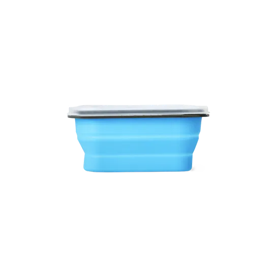 Flying Tiger Copenhagen Mavi Katlanabilir Silikon Beslenme Kabı