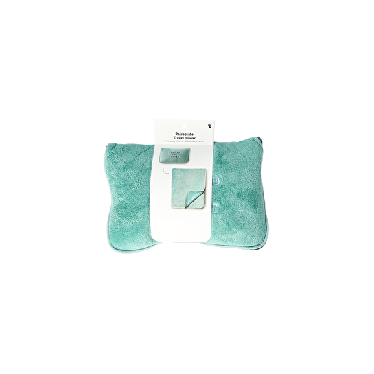 Flying Tiger Copenhagen Mavi Seyahat Yastığı ve Battaniyesi