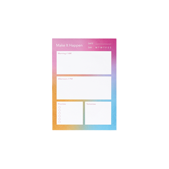 Flying Tiger Copenhagen Çok Renkli Planlayıcı Not Defteri
