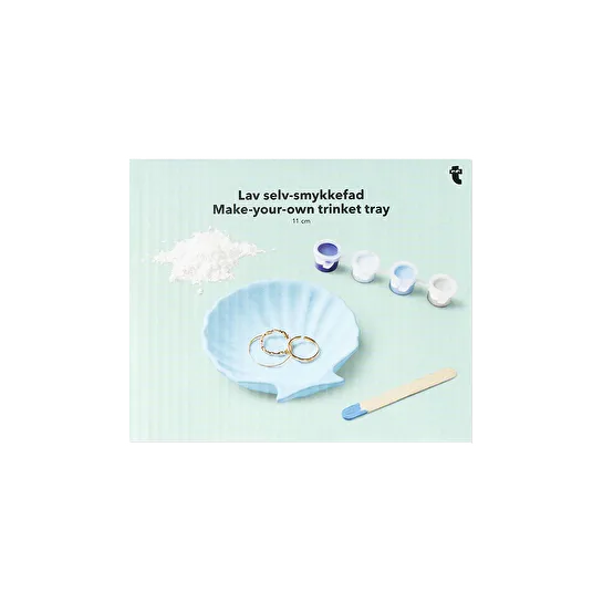 Flying Tiger Copenhagen Kendin Yap Midye Şeklinde Takı Tabağı Seti