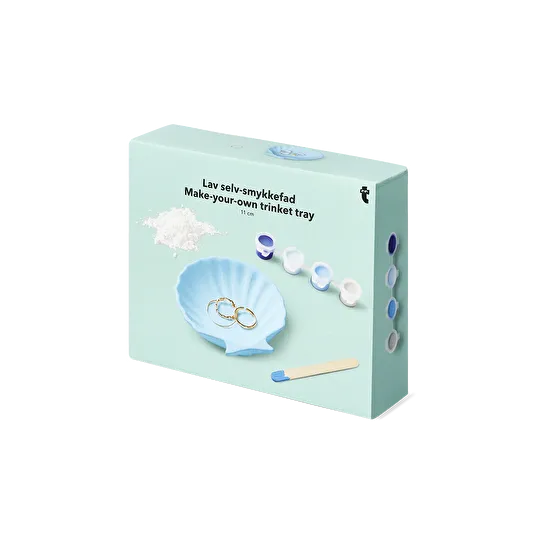 Flying Tiger Copenhagen Kendin Yap Midye Şeklinde Takı Tabağı Seti