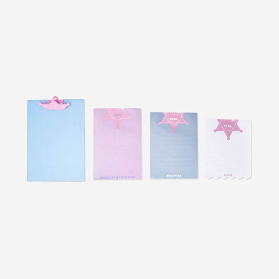 Flying Tiger Copenhagen Kağıt Bloklu Klipsli Tahta