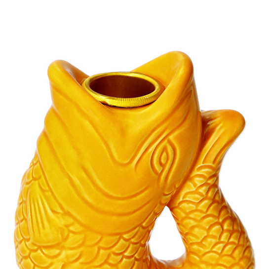 Flying Tiger Copenhagen Turuncu Balık Şeklinde Seramik Mumluk