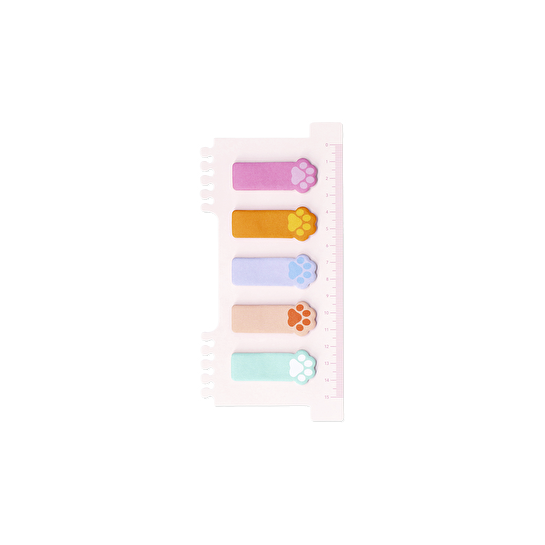 Flying Tiger Copenhagen Pati Şeklinde Cetvelli Yapışkanlı Kağıt