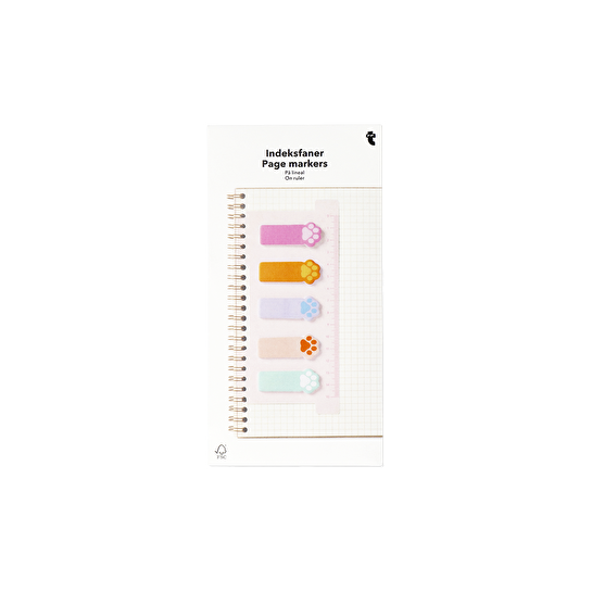 Flying Tiger Copenhagen Pati Şeklinde Cetvelli Yapışkanlı Kağıt