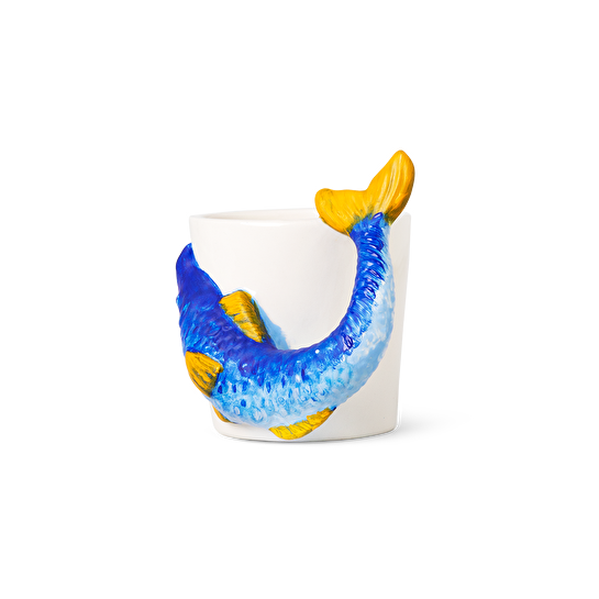 Flying Tiger Copenhagen Kendin Yap Balık Şeklinde Seramik Kupa Boyama Seti