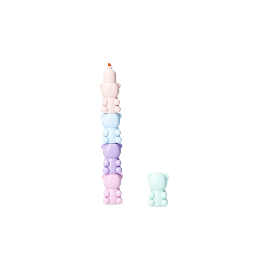 Flying Tiger Copenhagen Panda Şeklinde Fosforlu Kalem Seti