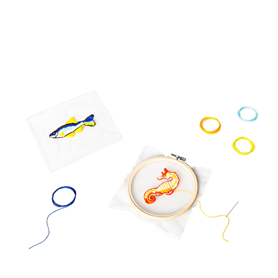 Flying Tiger Copenhagen Kendin Yap Deniz Temalı Nakış Seti