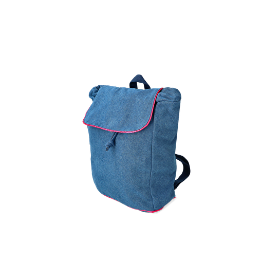 Flying Tiger Copenhagen Mavi Denim Sırt Çantası