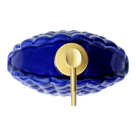 Flying Tiger Copenhagen Mavi Deniz Kabuğu Şeklinde Seramik Sıvı Sabunluk