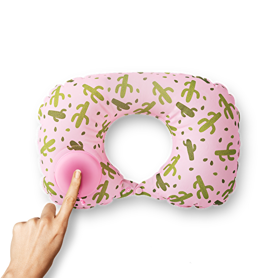 Flying Tiger Copenhagen Kaktüs Desenli Seyahat Yastığı