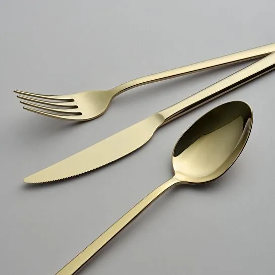 Jumbo 2001 18 Parça 6 Kişilik Yemek Çatal Kaşık Bıçak Takımı