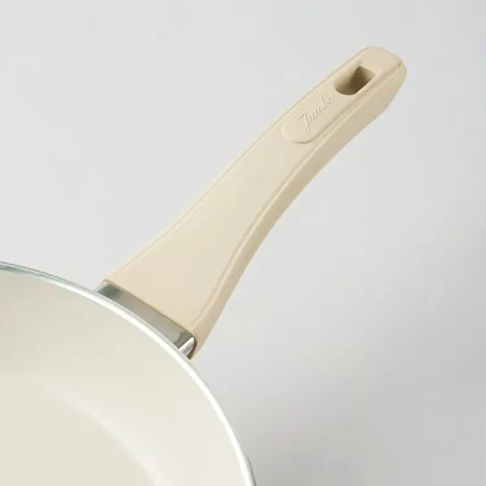 Jumbo Swiss Crystal Dark Cream 7 Parça İndüksiyon Tabanlı Tencere Seti