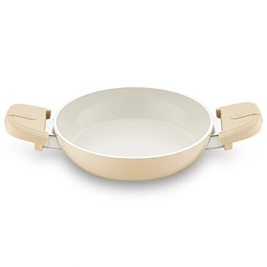 Jumbo Swiss Crystal Dark Cream İndüksiyon Tabanlı Sahan 20 cm