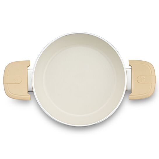 Jumbo Swiss Crystal Dark Cream İndüksiyon Tabanlı Sahan 20 cm