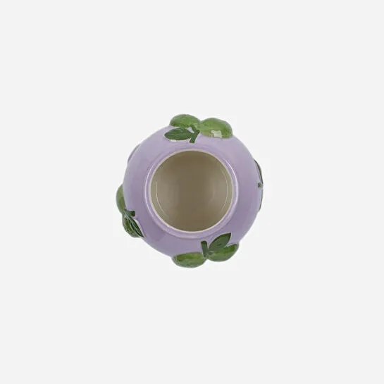 Flying Tiger Copenhagen Limon Desenli Mor Vazo