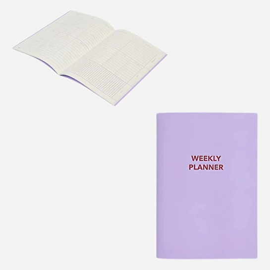 Flying Tiger Copenhagen Mor Haftalık Planlayıcı B5 Defter