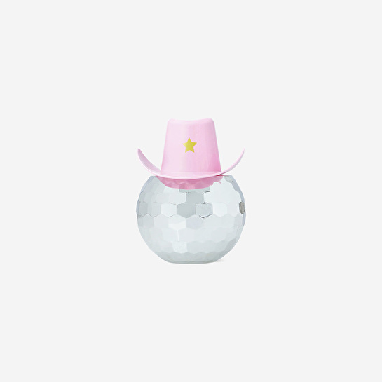 Flying Tiger Copenhagen Disko Topu Şeklinde Plastik Vazo