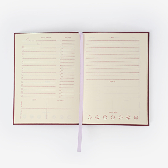 Flying Tiger Copenhagen Bordo Tarihsiz Planlayıcı