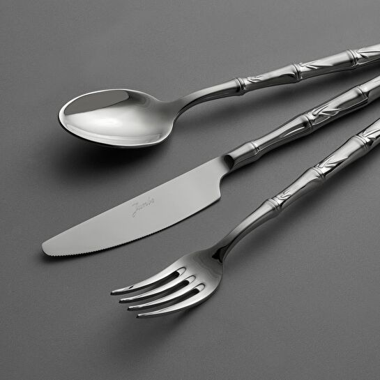 Jumbo 3405 24 Parça 6 Kişilik Tatlı Çatal Kaşık Bıçak Seti