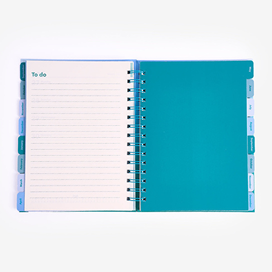 Flying Tiger Copenhagen Mavi 2026 Yıl Ortası Planlayıcı