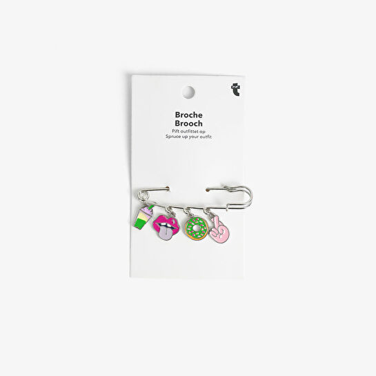 Flying Tiger Copenhagen Sevimli Süs Detaylı Broş